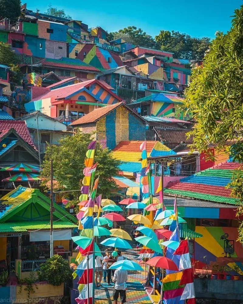Kampung Pelangi: Objek Wisata Warna-Warni di Semarang