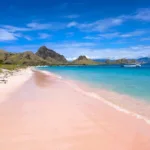 pink beach lombok