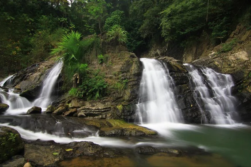 main ke wisata air terjun curug 7 bidadari semarang