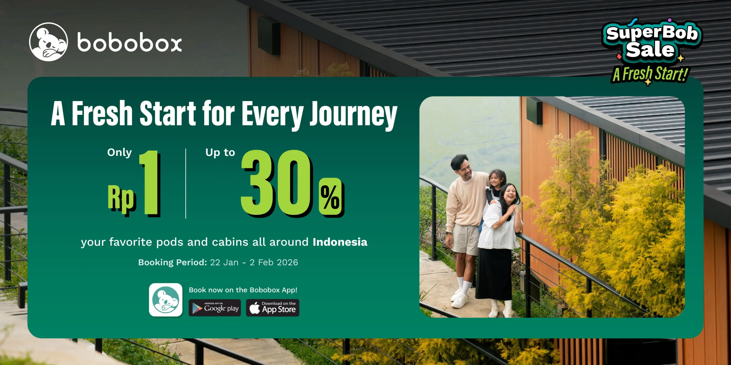 Promo Bobobox - SuperBob Sale: A Fresh Start