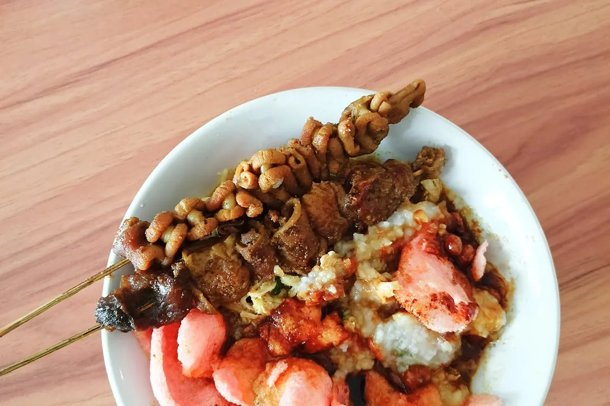 bubur ayam, street food jakarta