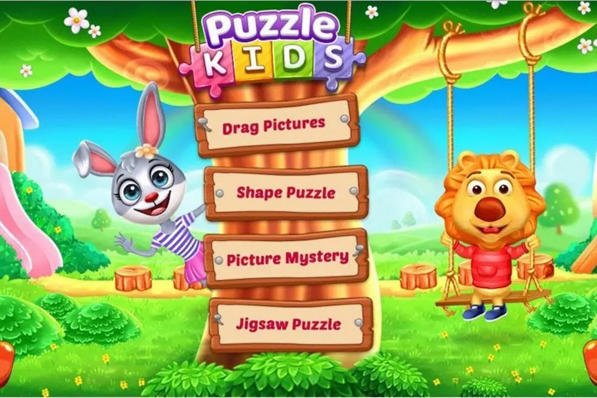 Puzzle Kids - Animals Shapes and Jigsaw Puzzle