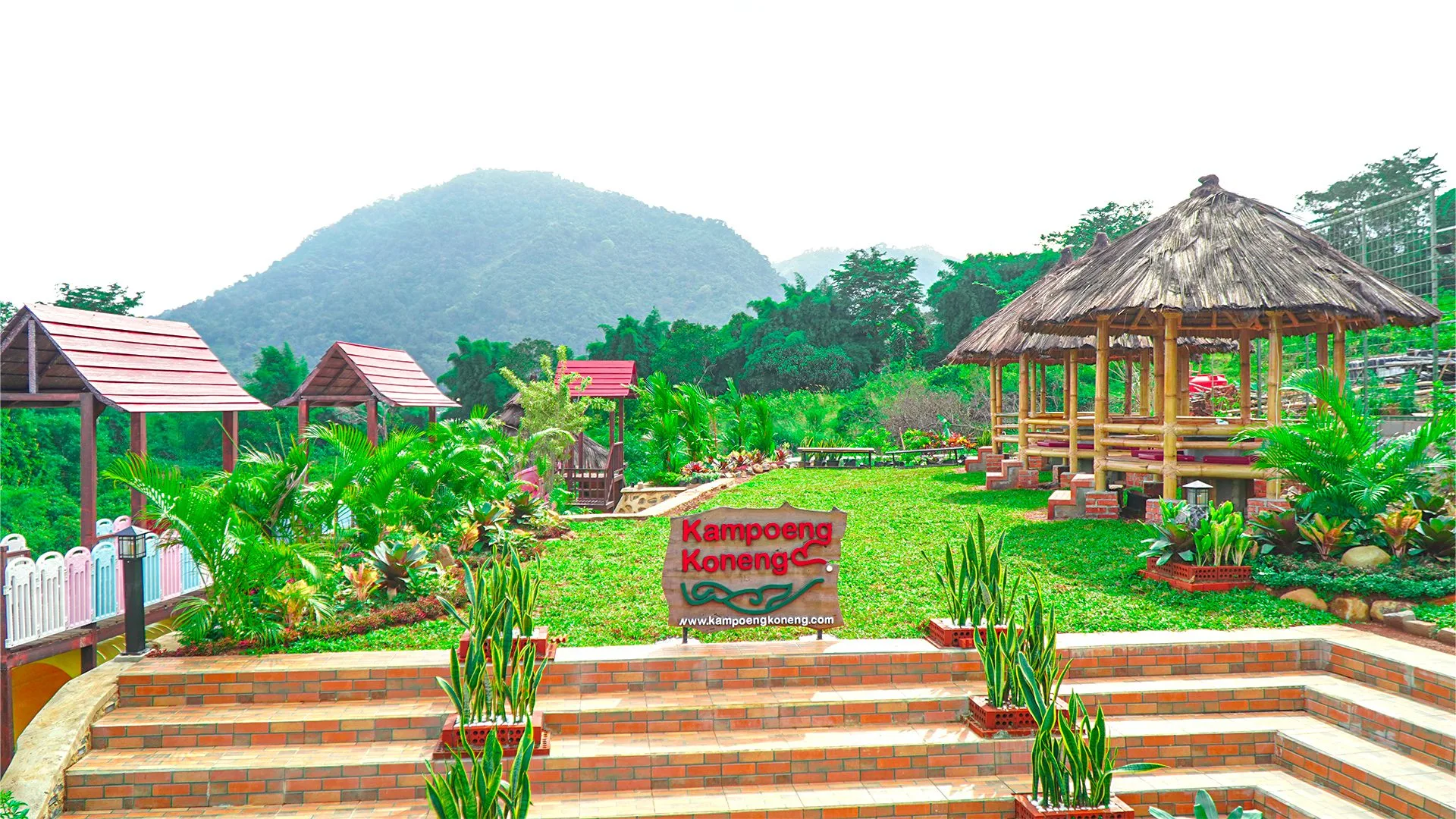 kampoeng koneng, tempat makan enak di bogor