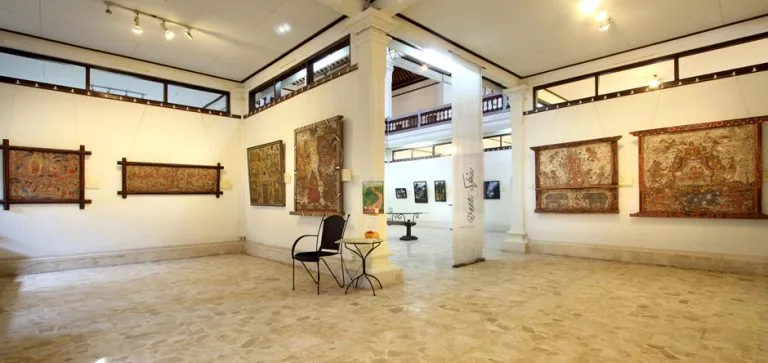The inside of Agung Rai Museum of Art - Ubud tourist map