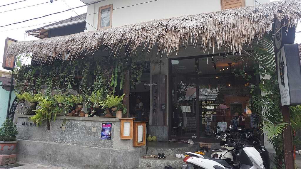 Front view of Mudra Cafe in Ubud