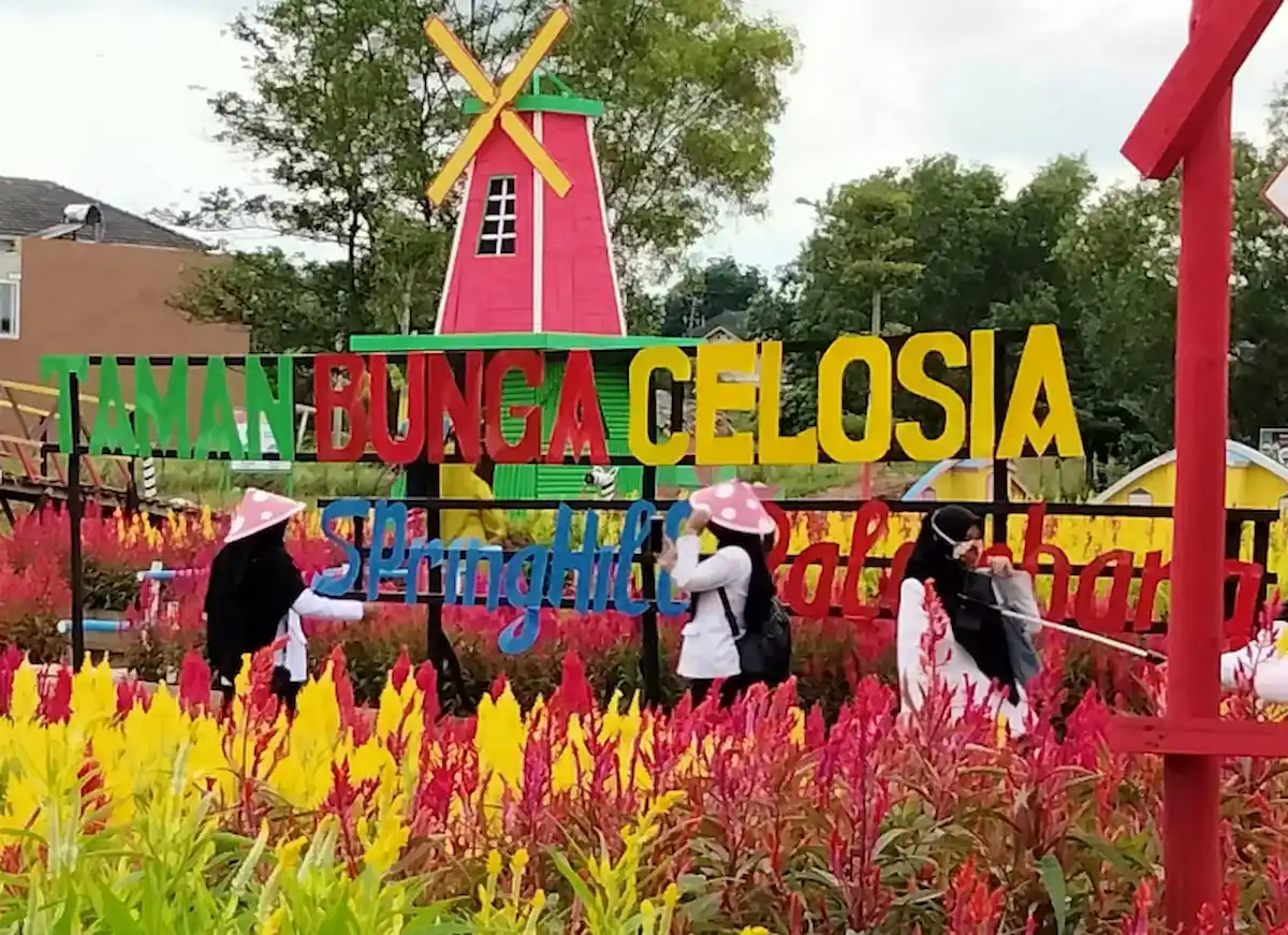 Taman Bunga Celosia, (Palembang, Sumatra Selatan)