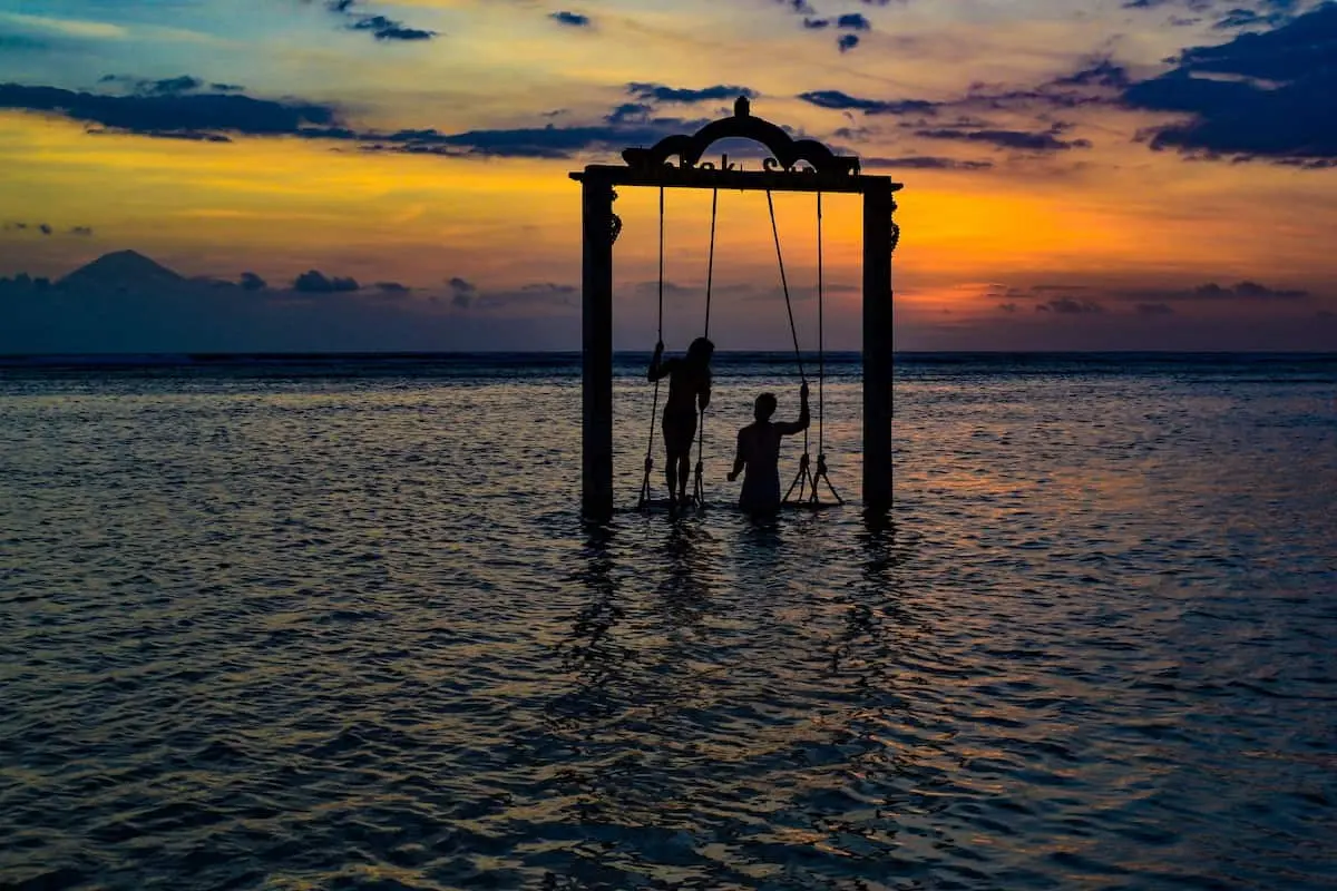 Immortalize the Moment at Gili T Swing