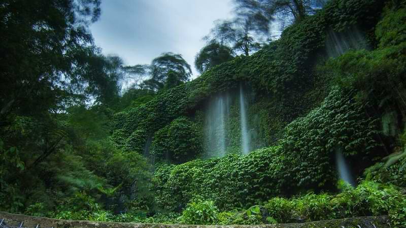 Benang Stokel and Kelambu Waterfall