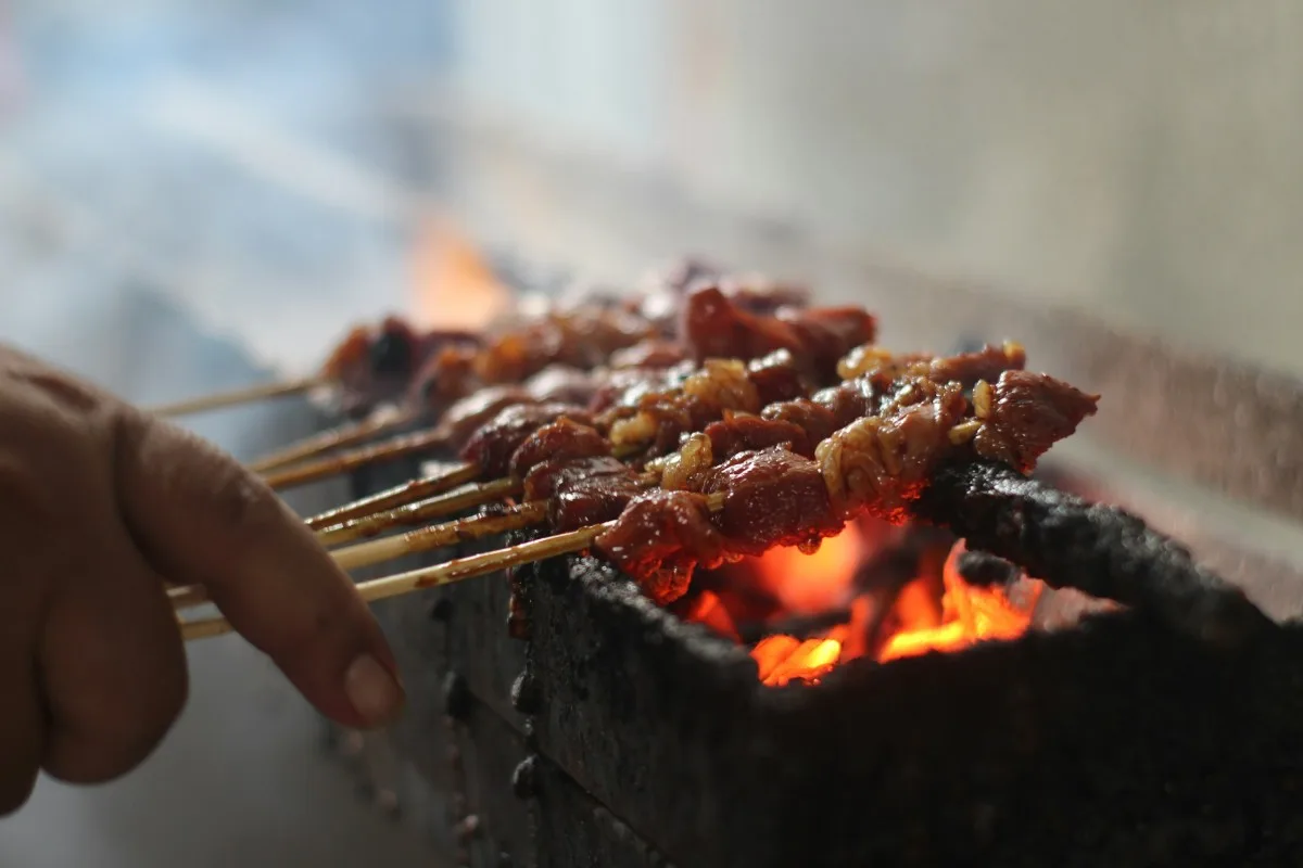 sate rembiga, lombok food