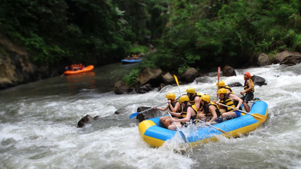 outdoor activities in Indonesia - Ayung River Rafting in Ubud