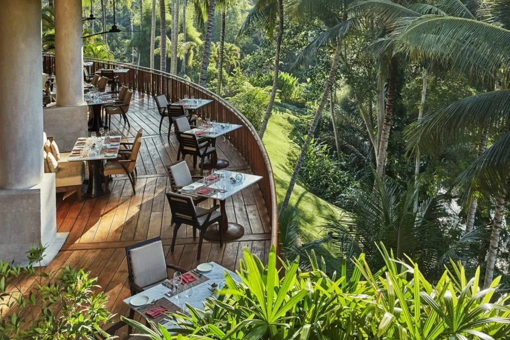 romantic restaurants in Bali - Ayung Terrace Restaurant