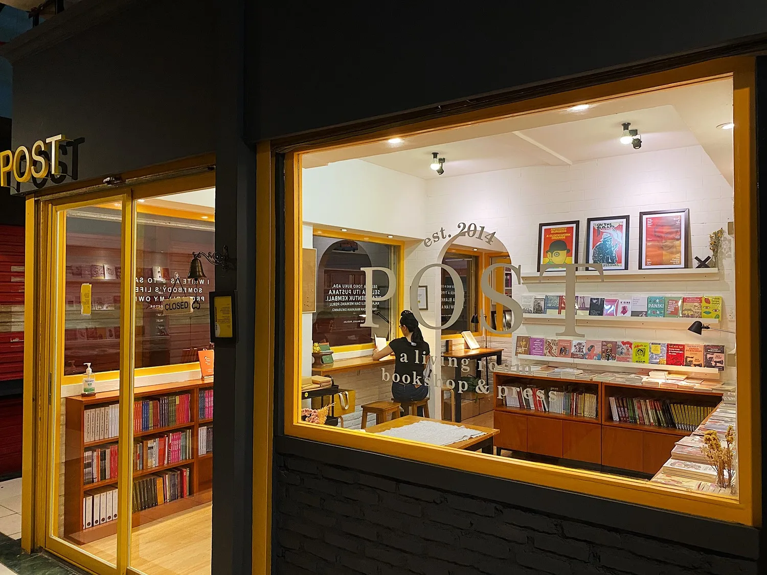 Post Bookshop - toko buku independen - pasar santa