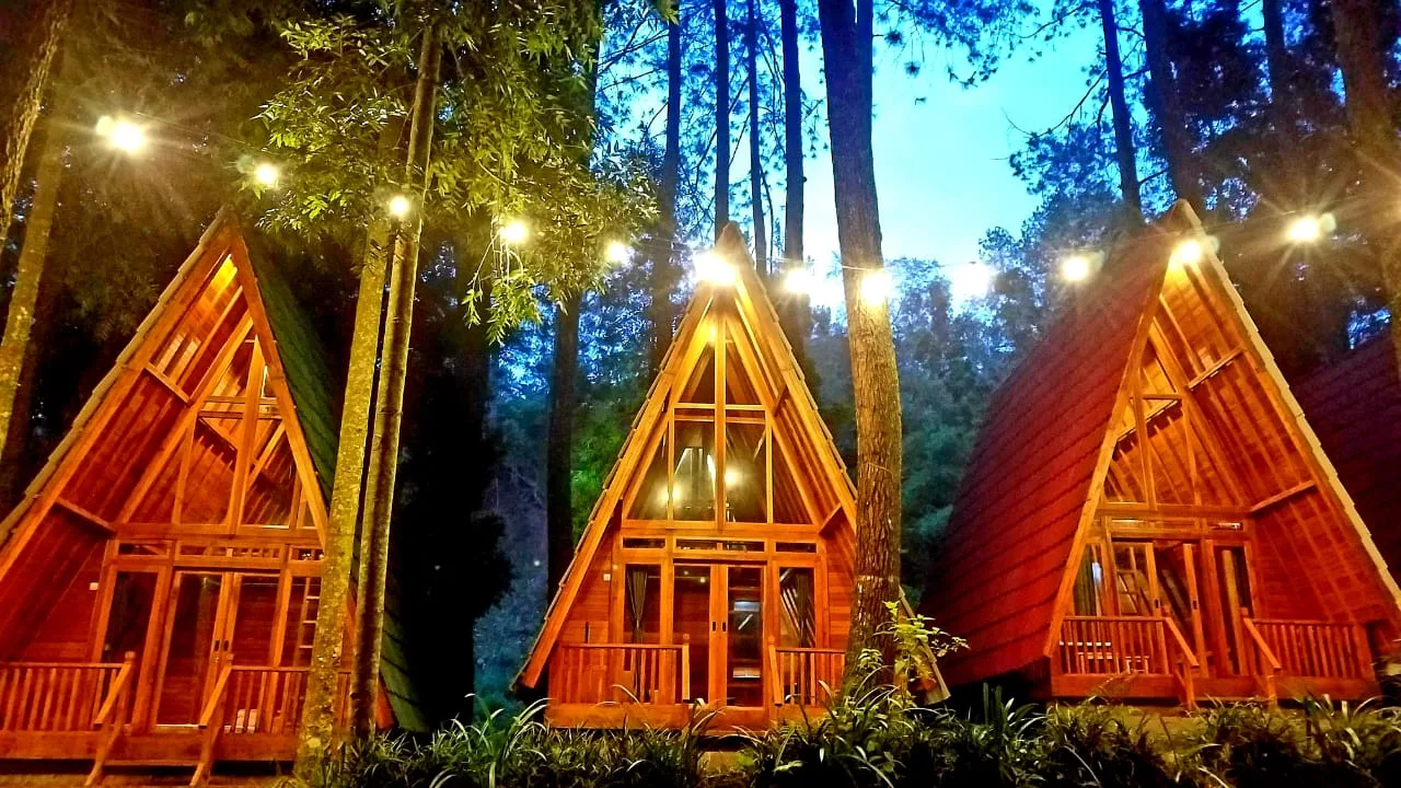 glamping hutan pinus terbaik, wonderful citamiang, tempat glamping di bogor