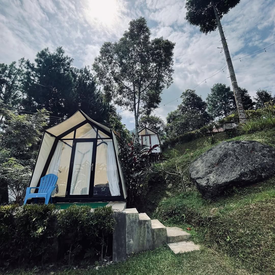 d paseban glamping, glamping di bogor