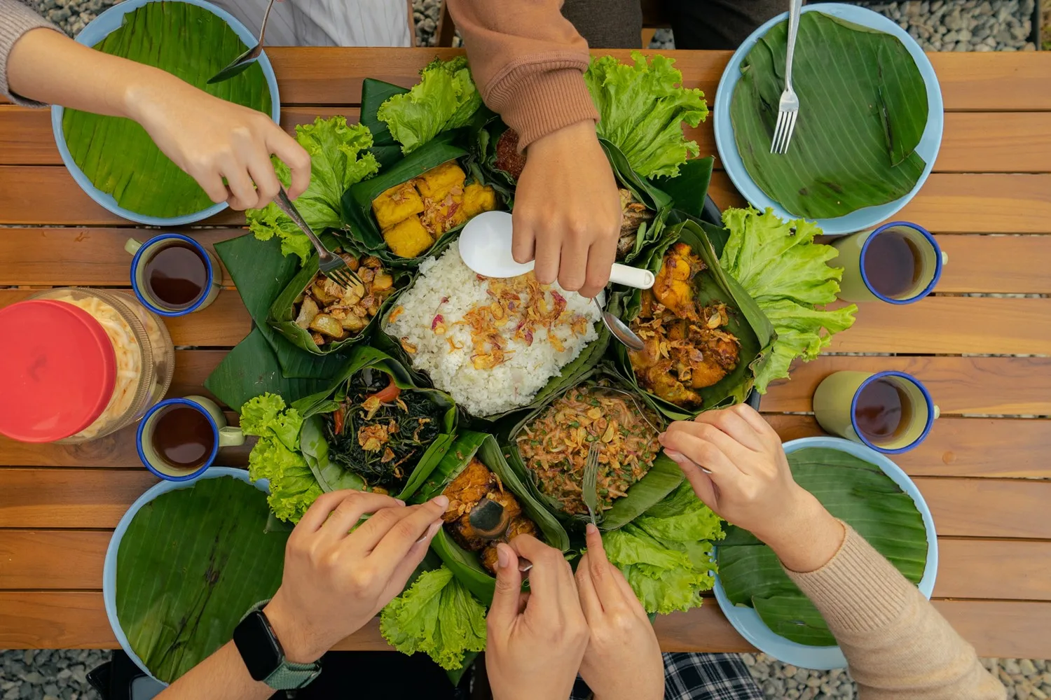 makan di Bobocabin Pengalengan
