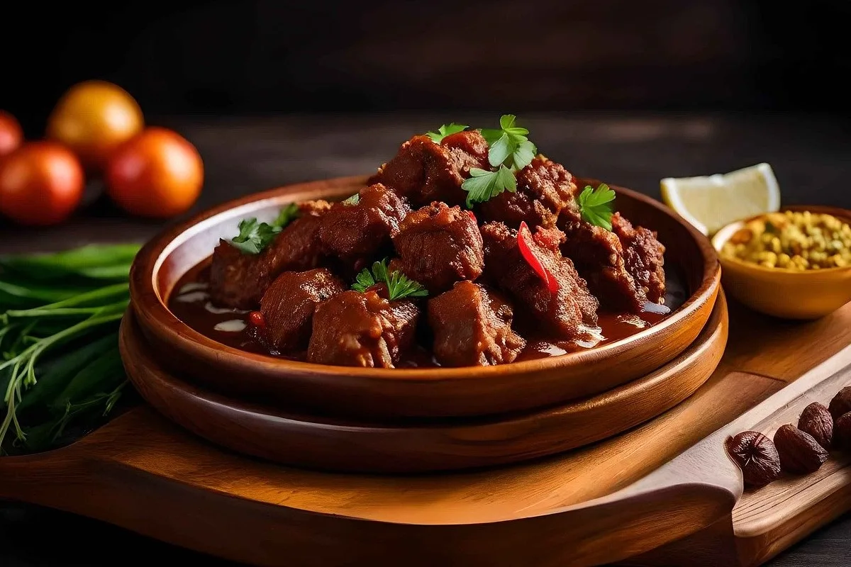 rendang, masakan khas padang