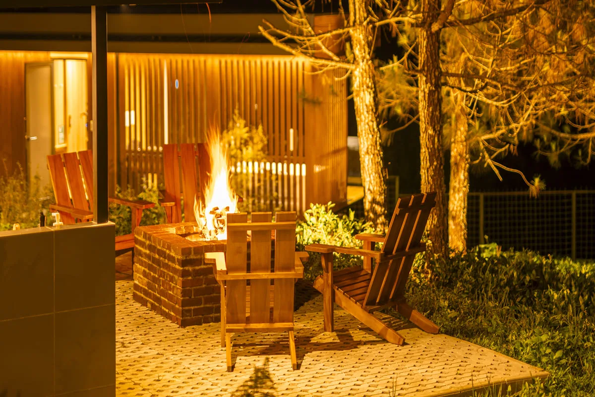 Bobocabin Sukawana, communal space