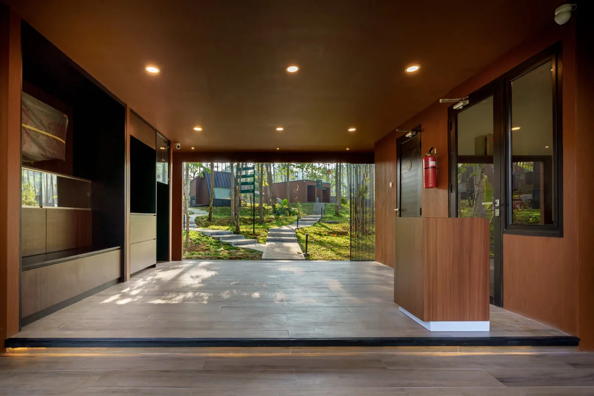 Bobocabin The Tavia lobby - Tempat Gathering Perusahaan Seru di Puncak Suasana Sejuk