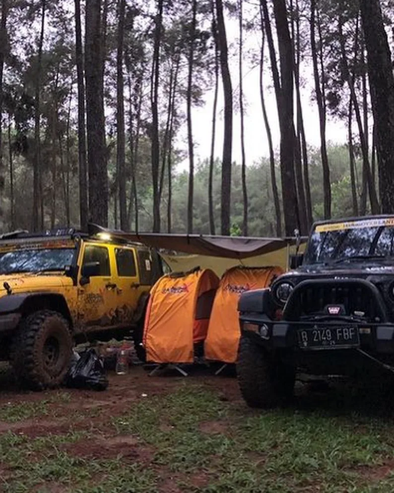 cabin rahong, offroad bandung, hutan rahong