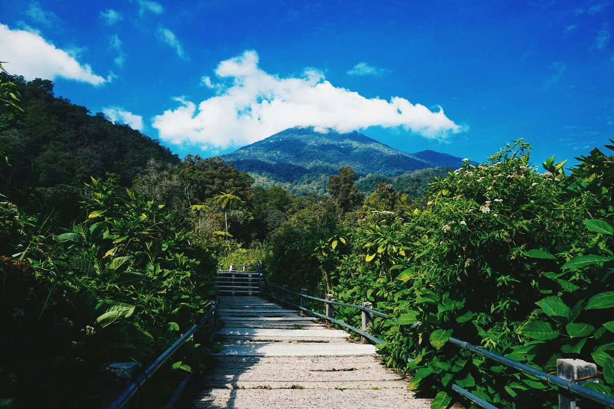 gunung gede, gunung tertinggi di jawa barat