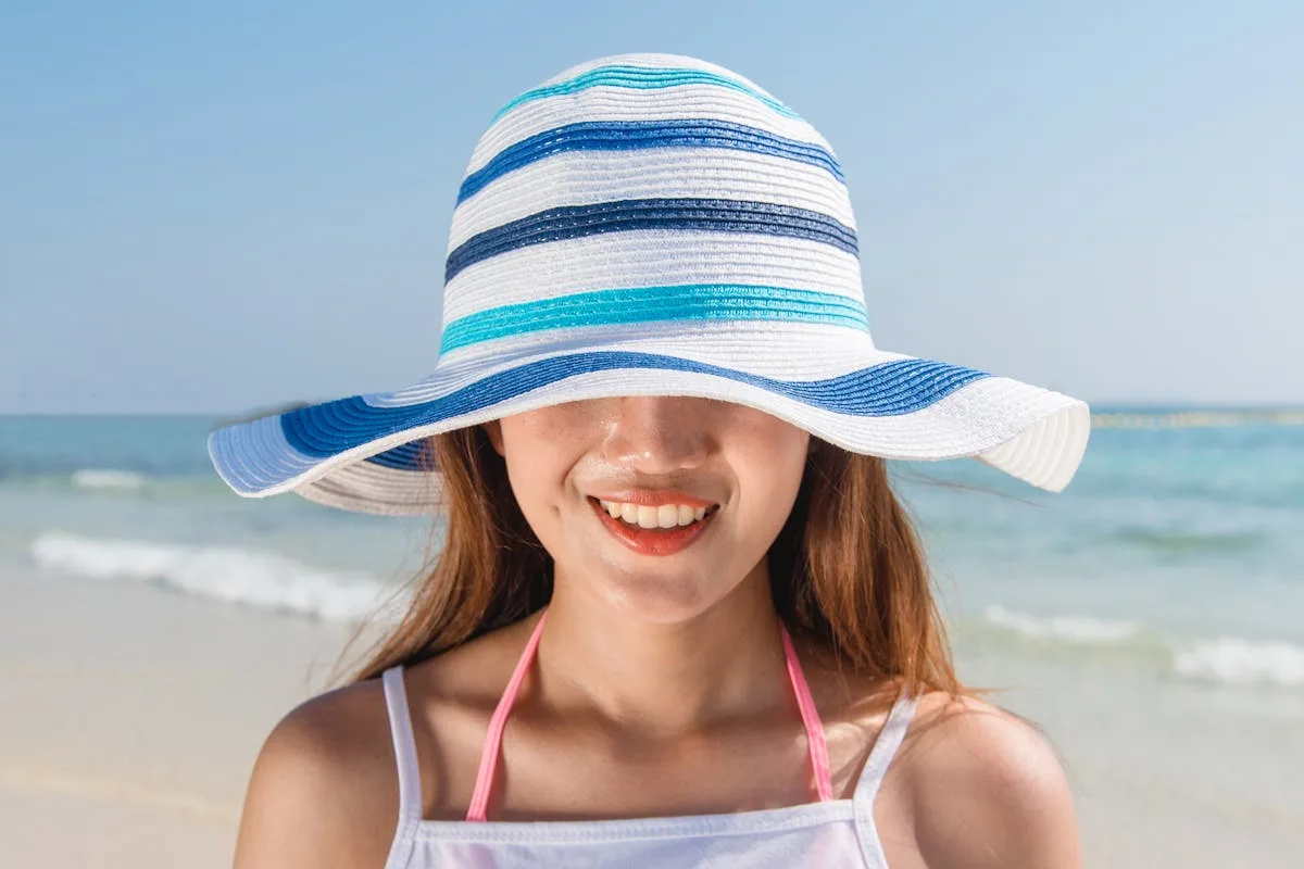 floppy hat, topi pantai