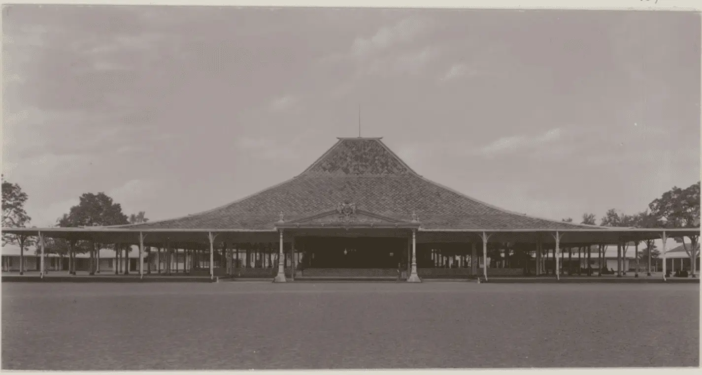 Pendhapa Ageng Pura Mangkunegaran sekitar Tahun 1900