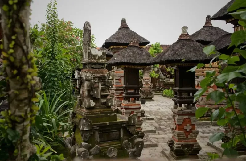 A cluster of temples in Bali - Unique things to do in Ubud