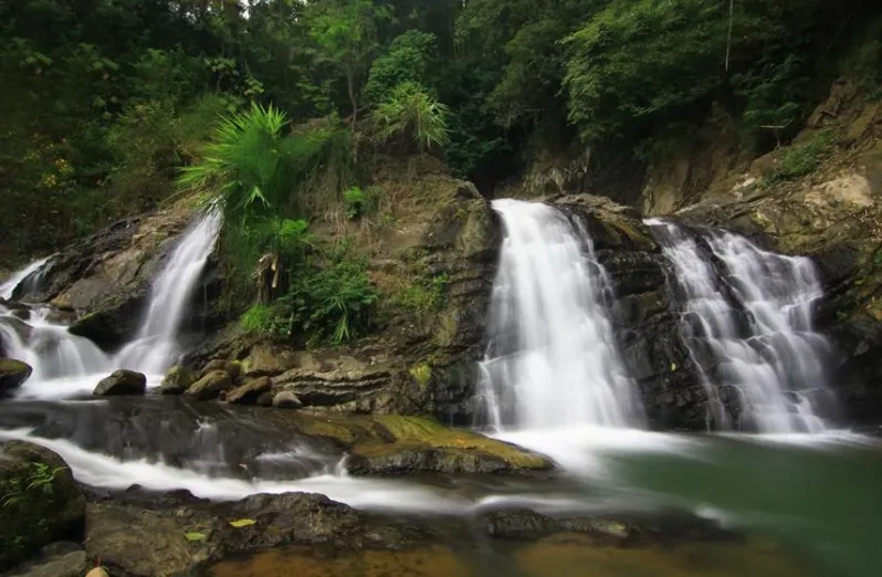 main ke wisata air terjun curug 7 bidadari semarang