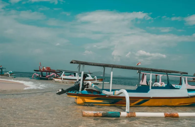 perahu boat gili island