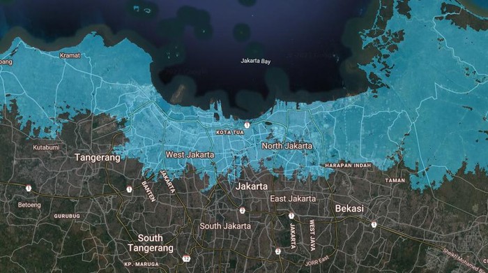 Kota Jakarta Tenggelam