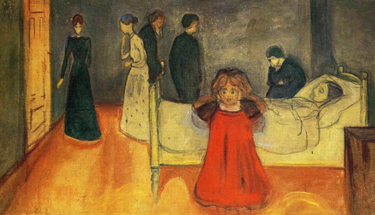 Munch, the Dead Mother and the Child oleh André Green lukisan dengan kisah menyeramkan